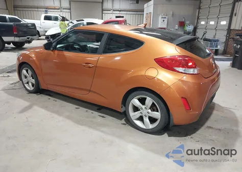 2013 Hyundai Veloster Base W/Black from USA, damaged, VIN KMHTC6AD7DU155437